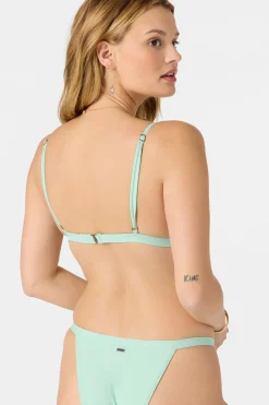 Bikini Tops^O'Neill Saltwater Solids Seaside Triangle Top - | opal