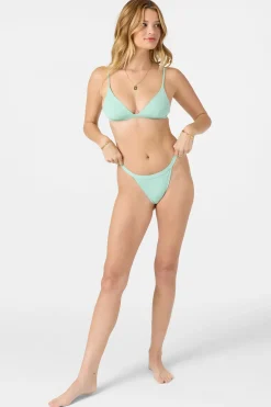 Bikini Tops^O'Neill Saltwater Solids Seaside Triangle Top - | opal