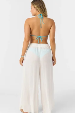 Saltwater Solids Swim|Swim Cover-Ups^O'Neill Saltwater Solids Tymea Pants - | vanilla