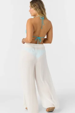 Saltwater Solids Swim|Swim Cover-Ups^O'Neill Saltwater Solids Tymea Pants - | vanilla