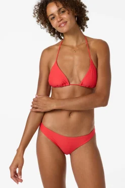 Bikini Tops^O'Neill Saltwater Solids Venice Triangle Top - | bittersweet