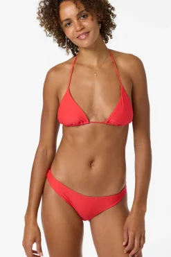 Bikini Tops^O'Neill Saltwater Solids Venice Triangle Top - | bittersweet