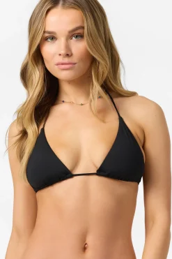 Swim New Arrivals|Best Sellers^O'Neill Saltwater Solids Venice Triangle Top black