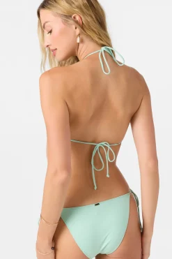 Bikini Tops^O'Neill Saltwater Solids Venice Triangle Top - | opal