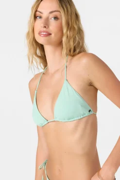 Bikini Tops^O'Neill Saltwater Solids Venice Triangle Top - | opal