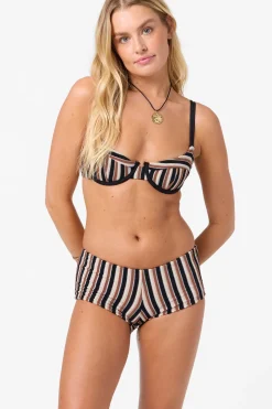 Bikini Tops^O'Neill Sand Dollar Stripe Seashell Bra Bra Top - | black