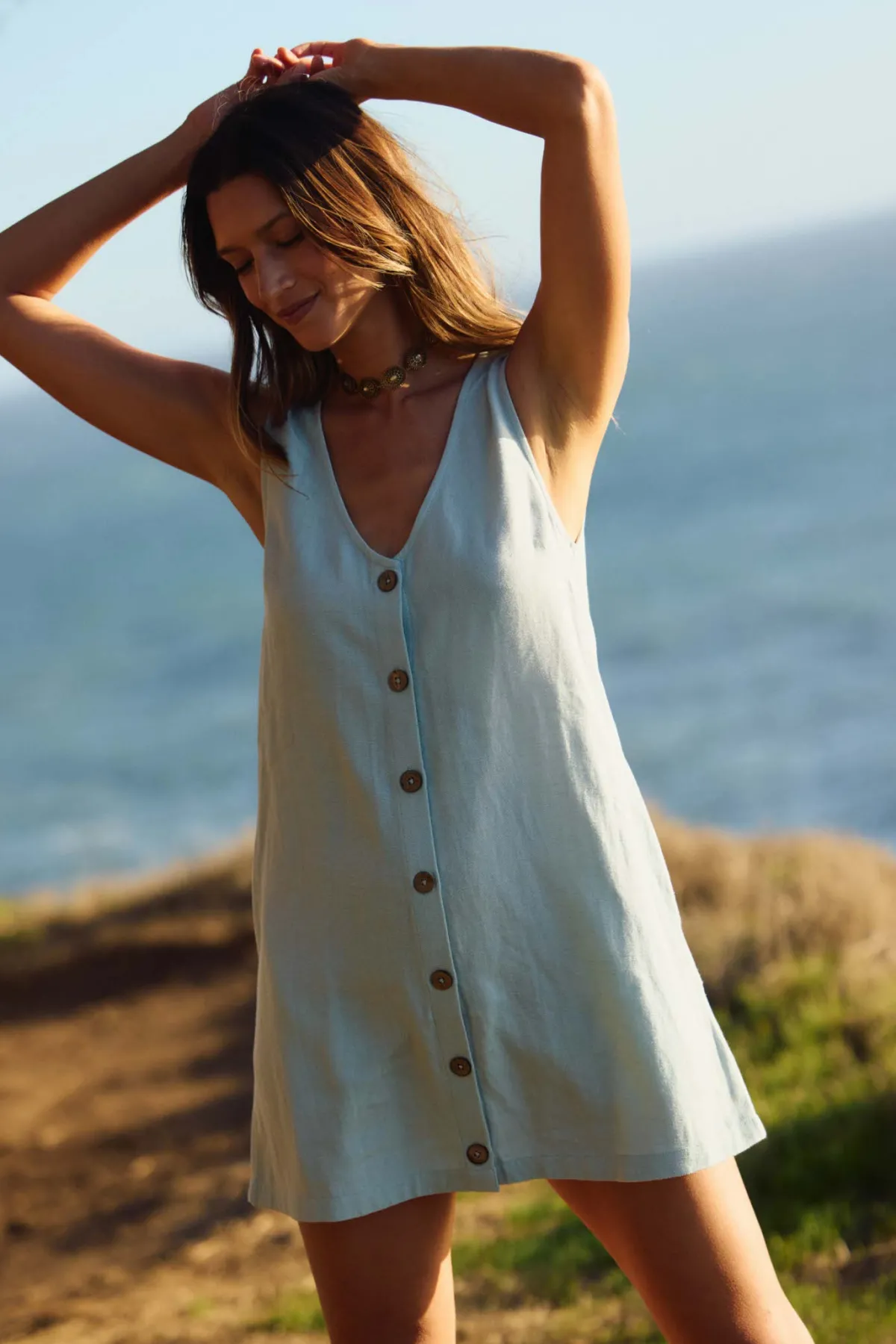 Sanders Collection|Best Sellers^O'Neill Sanders Mini Dress cloud blue