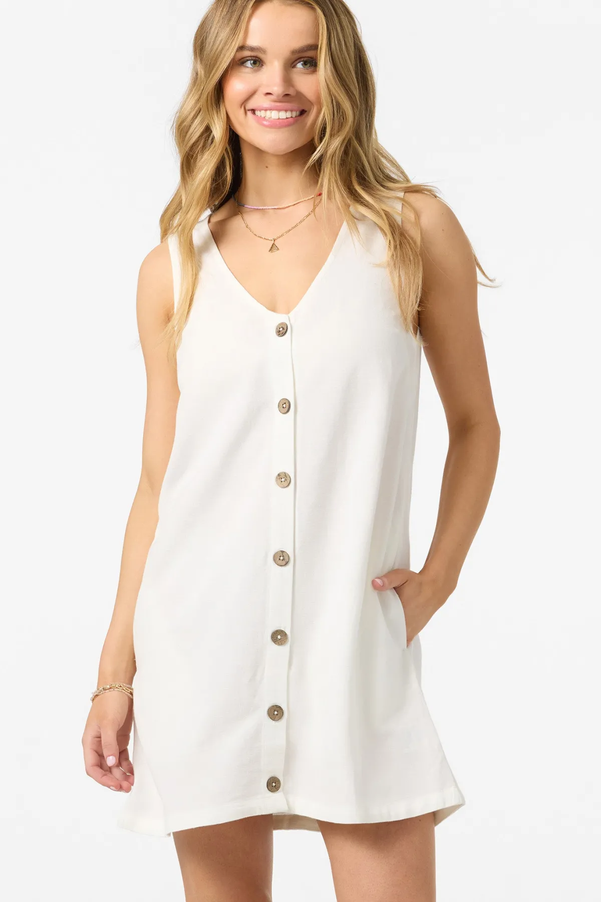 Dresses^O'Neill Sanders Mini Dress Short Dress - | white