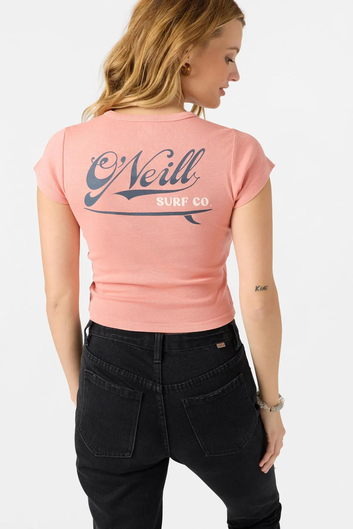 Graphic Tees & Tanks^O'Neill Script Surf Tee - | coral haze