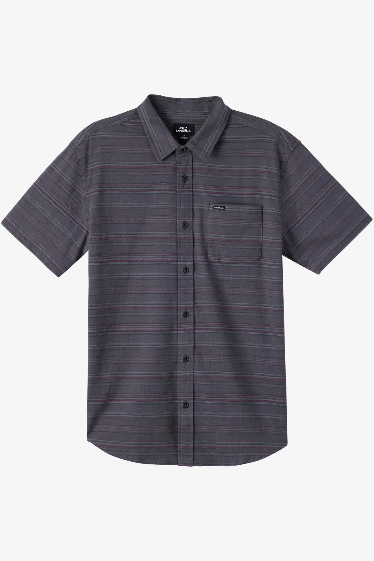 Shirts & Flannels^O'Neill Seafaring Stripe Stretch Standard Fit Shirt - | graphite