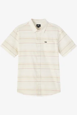Shirts & Flannels^O'Neill Seafaring Stripe Stretch Standard Fit Shirt - | white