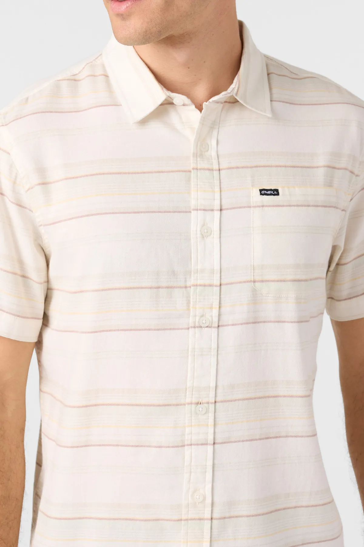 Shirts & Flannels^O'Neill Seafaring Stripe Stretch Standard Fit Shirt - | white