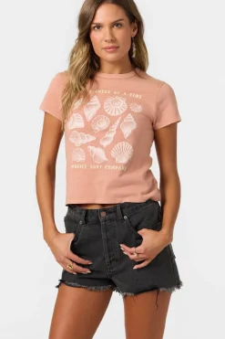 Graphic Tees & Tanks^O'Neill Seashell Sands Tee - | cork