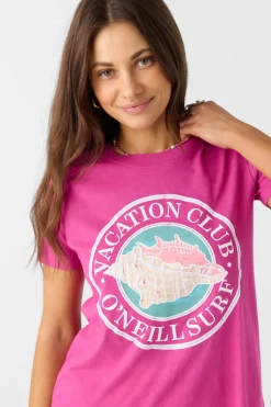 Graphic Tees & Tanks^O'Neill Seashell Shore Tee - | fuchsia