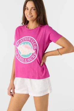 Graphic Tees & Tanks^O'Neill Seashell Shore Tee - | fuchsia