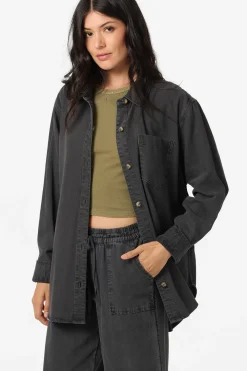 Jackets^O'Neill Sevie Shacket Jacket - | washed black