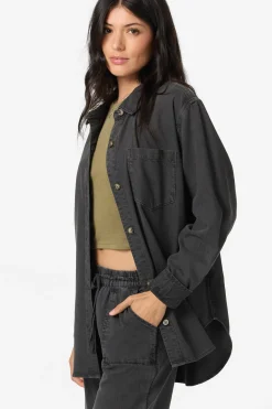 Jackets^O'Neill Sevie Shacket Jacket - | washed black