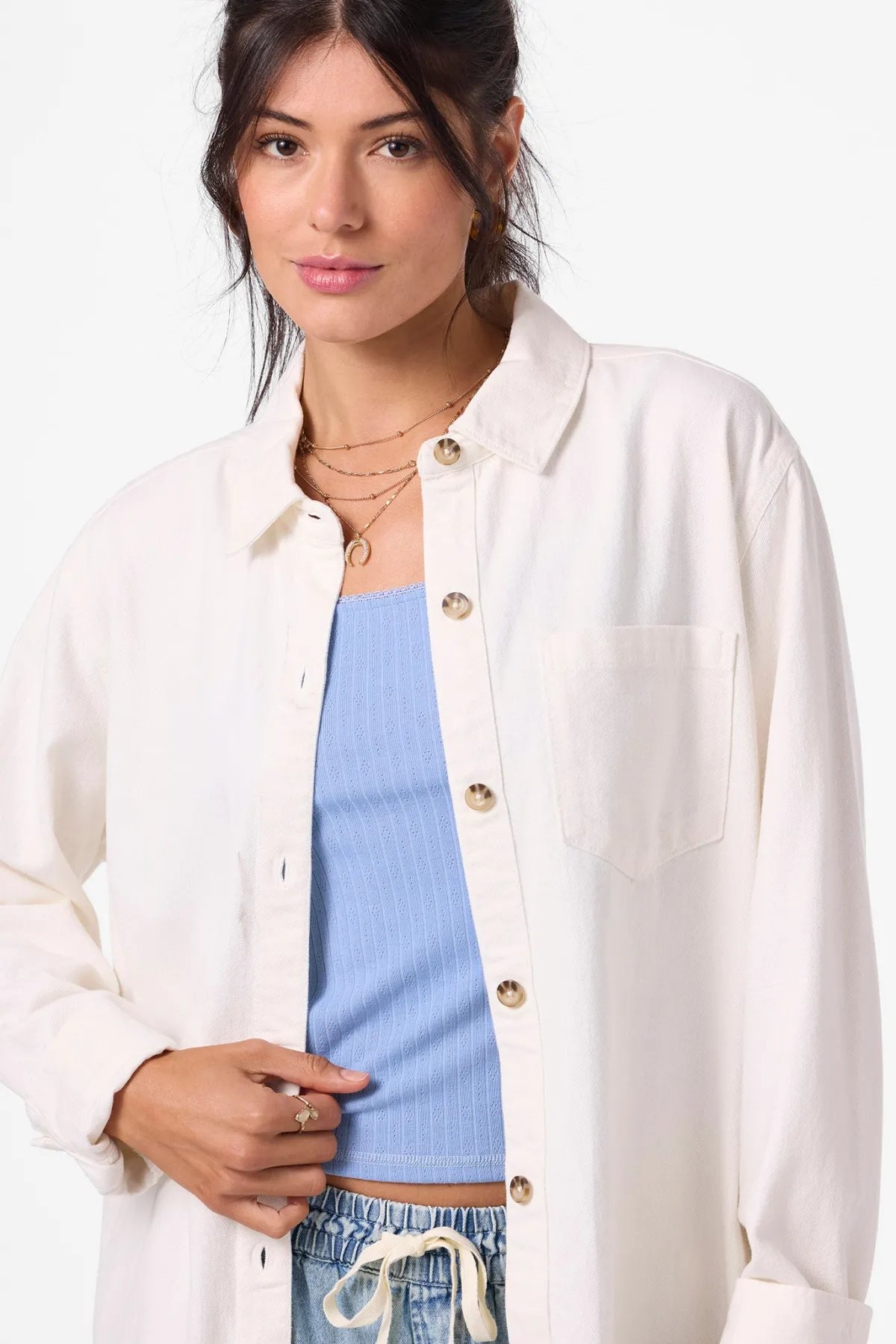 Jackets^O'Neill Sevie Shacket Jacket - | winter white