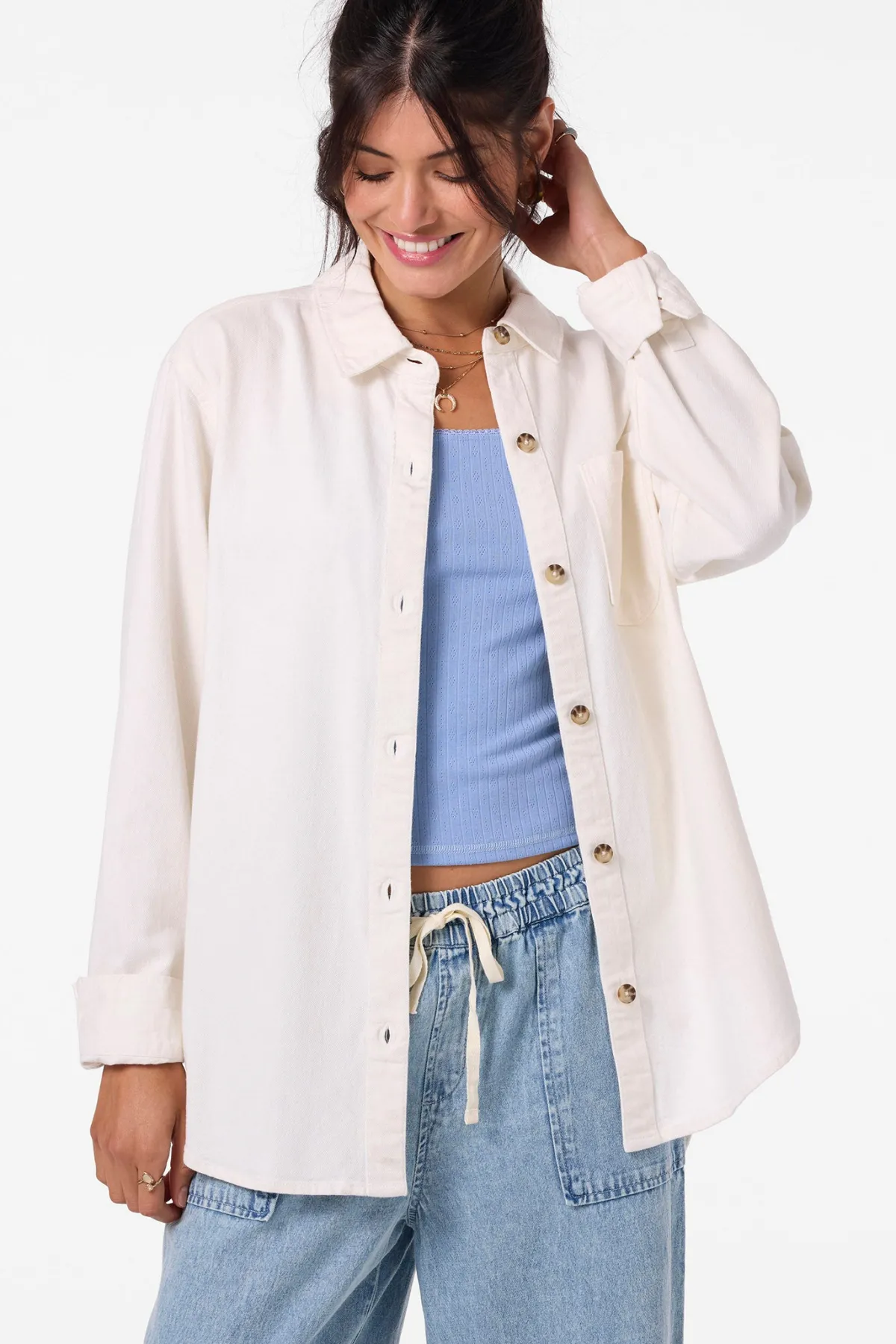 Jackets^O'Neill Sevie Shacket Jacket - | winter white