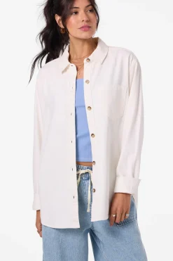 Jackets^O'Neill Sevie Shacket Jacket - | winter white