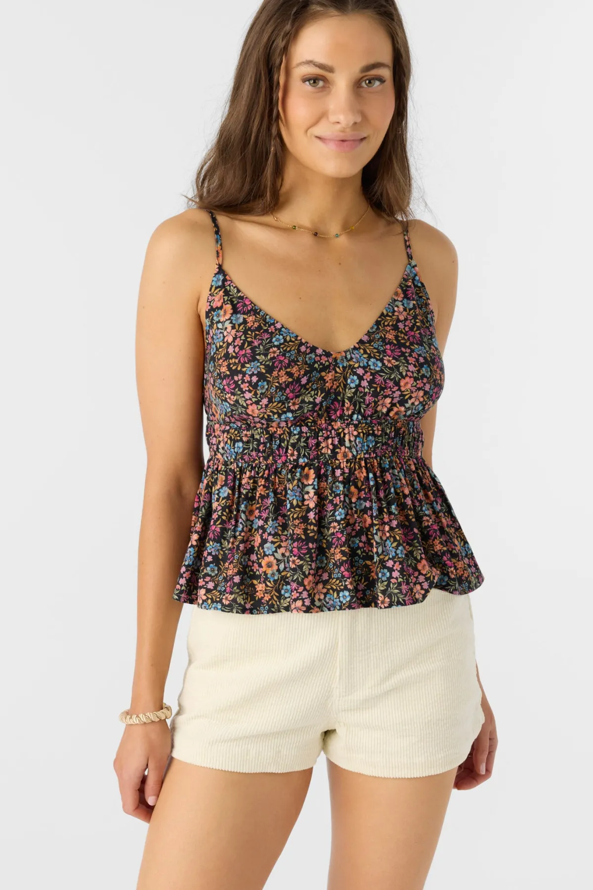 Tops^O'Neill Shalah Ditsy Sleeveless Top - | black