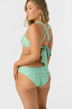 Bikini Bottoms^O'Neill Shell Abstract Blue Lagoon Full Bottoms - | multi clr