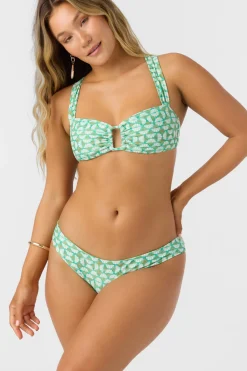 Bikini Bottoms^O'Neill Shell Abstract Blue Lagoon Full Bottoms - | multi clr