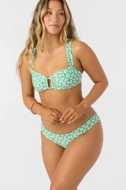 Bikini Bottoms^O'Neill Shell Abstract Blue Lagoon Full Bottoms - | multi clr