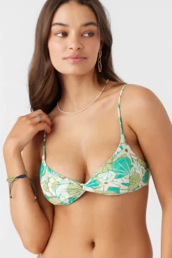 Bikini Tops^O'Neill Shell Abstract Malibu Bralette Top - | multi clr