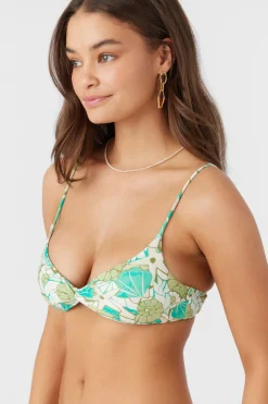 Bikini Tops^O'Neill Shell Abstract Malibu Bralette Top - | multi clr