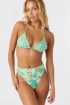 Bikini Tops^O'Neill Shell Abstract Venice Revo Triangle Top - | multi clr