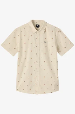Shirts & Flannels^O'Neill Shields Dobby Standard Standard Fit Shirt - | lt khaki
