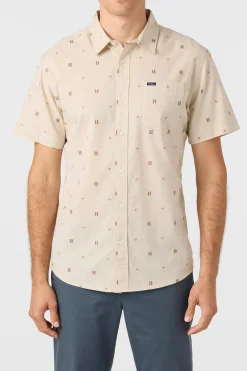 Shirts & Flannels^O'Neill Shields Dobby Standard Standard Fit Shirt - | lt khaki