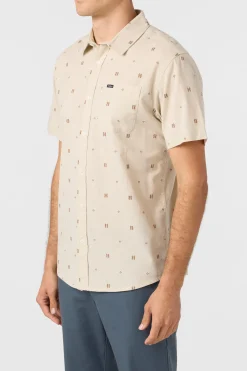 Shirts & Flannels^O'Neill Shields Dobby Standard Standard Fit Shirt - | lt khaki