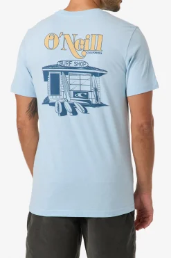 New Arrivals|Tees & Tanks^O'Neill Shop Classic Tee Standard Fit Tee - | sky blue heather