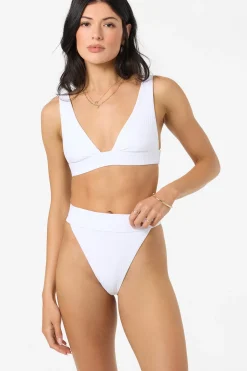 Swim New Arrivals|New Arrivals^O'Neill Shorebreak Rib Cancun Bralette Top white