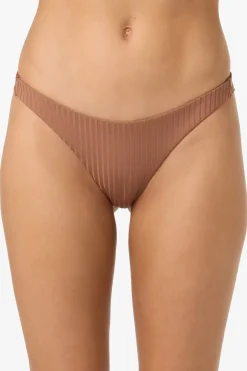 Swim New Arrivals|New Arrivals^O'Neill Shorebreak Rib Hermosa Skimpy Bottoms carob brown