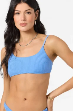 Swim New Arrivals|New Arrivals^O'Neill Shorebreak Rib Surfside Bralette Top azurine