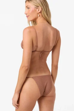 Swim New Arrivals|New Arrivals^O'Neill Shorebreak Rib Tanning Triangle Top carob brown