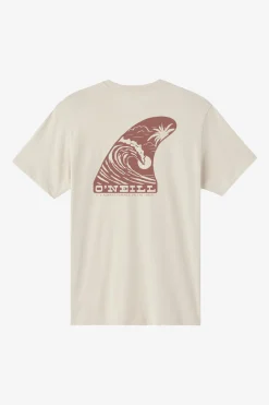Tees & Tanks^O'Neill Skeg Standard Fit Tee - | lt khaki