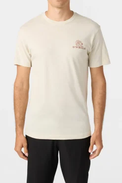 Tees & Tanks^O'Neill Skeg Standard Fit Tee - | lt khaki