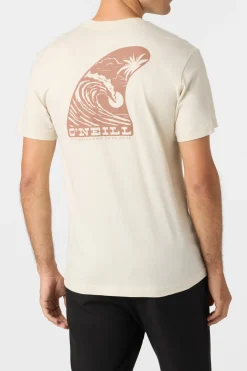 Tees & Tanks^O'Neill Skeg Standard Fit Tee - | lt khaki