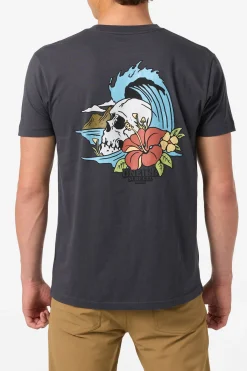 Tees & Tanks^O'Neill Skull Island Standard Fit Tee - | phantom