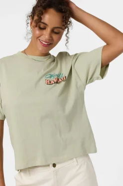Graphic Tees & Tanks|New Arrivals^O'Neill Snack Time Hawaii Oversized Tee desert sage