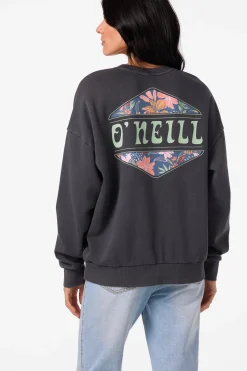 Sweaters, Hoodies & Fleece^O'Neill Solis Crew Crew Neck Fleece - | washed black