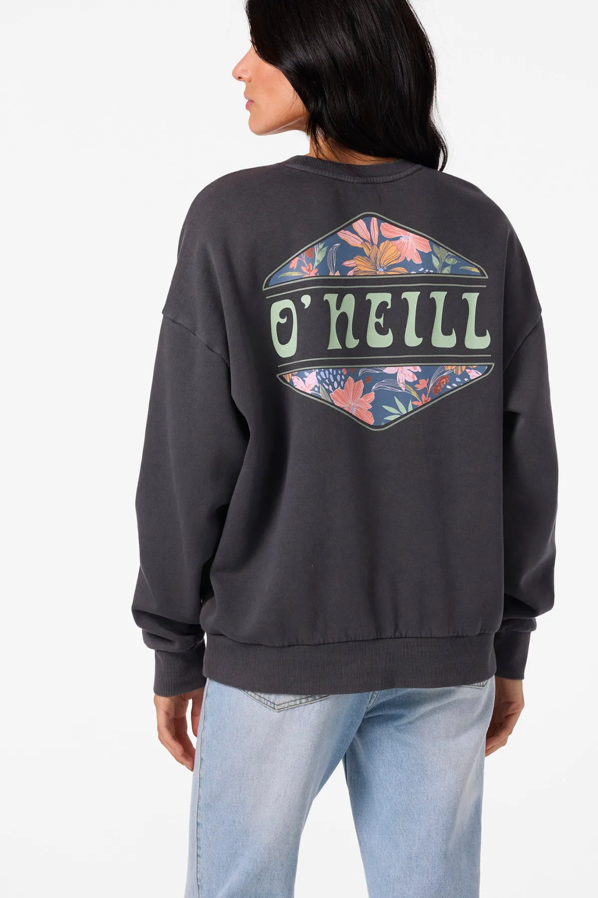 Sweaters, Hoodies & Fleece^O'Neill Solis Crew Crew Neck Fleece - | washed black