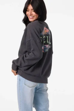 Sweaters, Hoodies & Fleece^O'Neill Solis Crew Crew Neck Fleece - | washed black