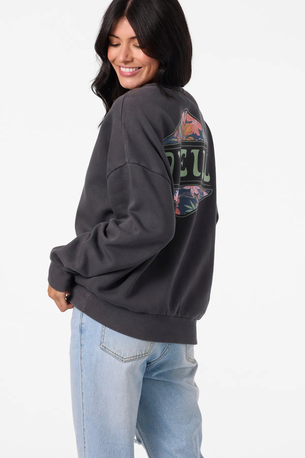Sweaters, Hoodies & Fleece^O'Neill Solis Crew Crew Neck Fleece - | washed black