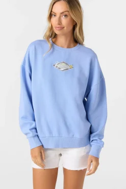 Sweaters, Hoodies & Fleece^O'Neill Solis Crew Crew Neck Fleece - | hydrangea