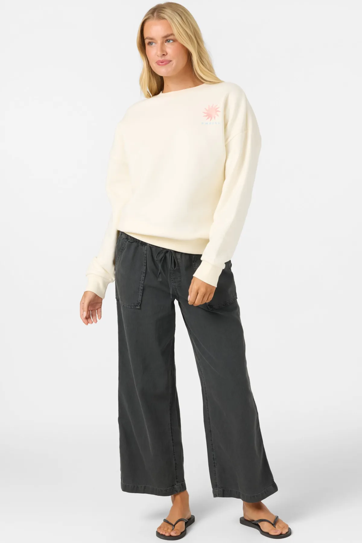 Sweaters, Hoodies & Fleece^O'Neill Solis Crew Crew Neck Fleece - | winter white